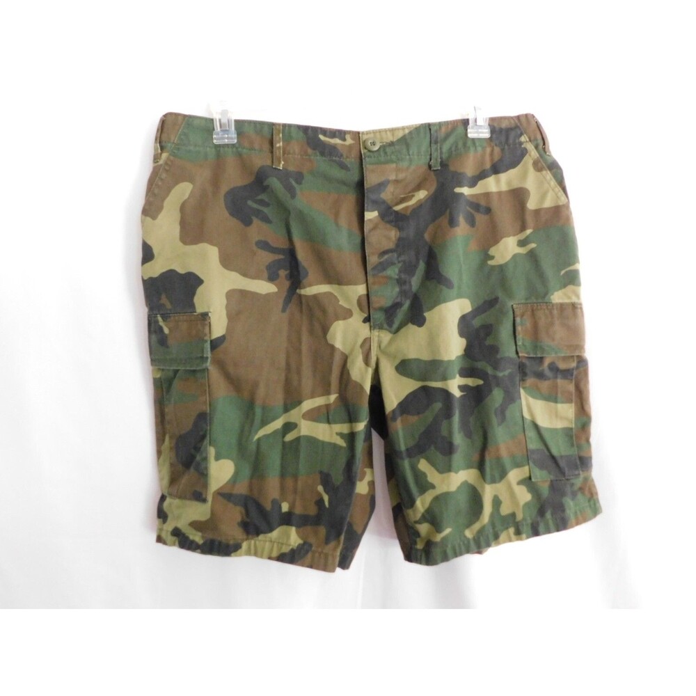 Rothco BDU Shorts Men's Camouflage Camo Button Fly Cargo Shorts Size 35 - 39